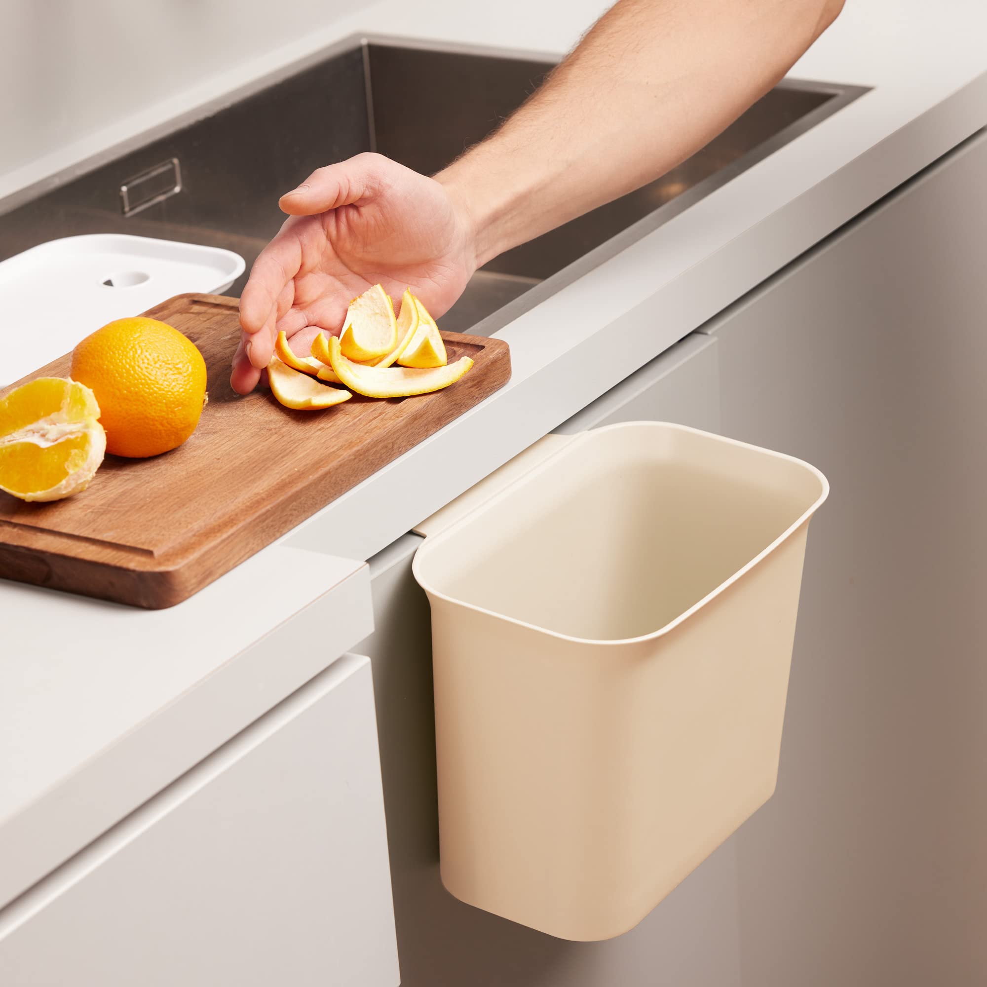 navaris-kitchen-auffangschale-k-che-2x-5-l-wei-beige image 8