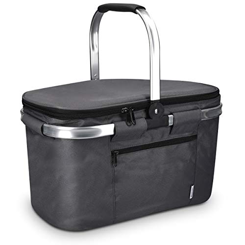 navaris-kitchen-thermo-einkaufskorb-27l-faltbar-grau-isoliert image 7