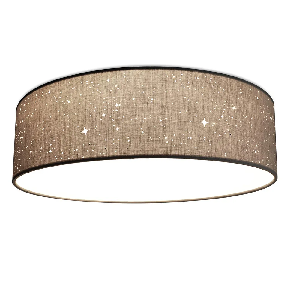 navaris-led-deckenleuchte-24w-rund-40cm-deckenlampe-hellgrau-warmwei image 1