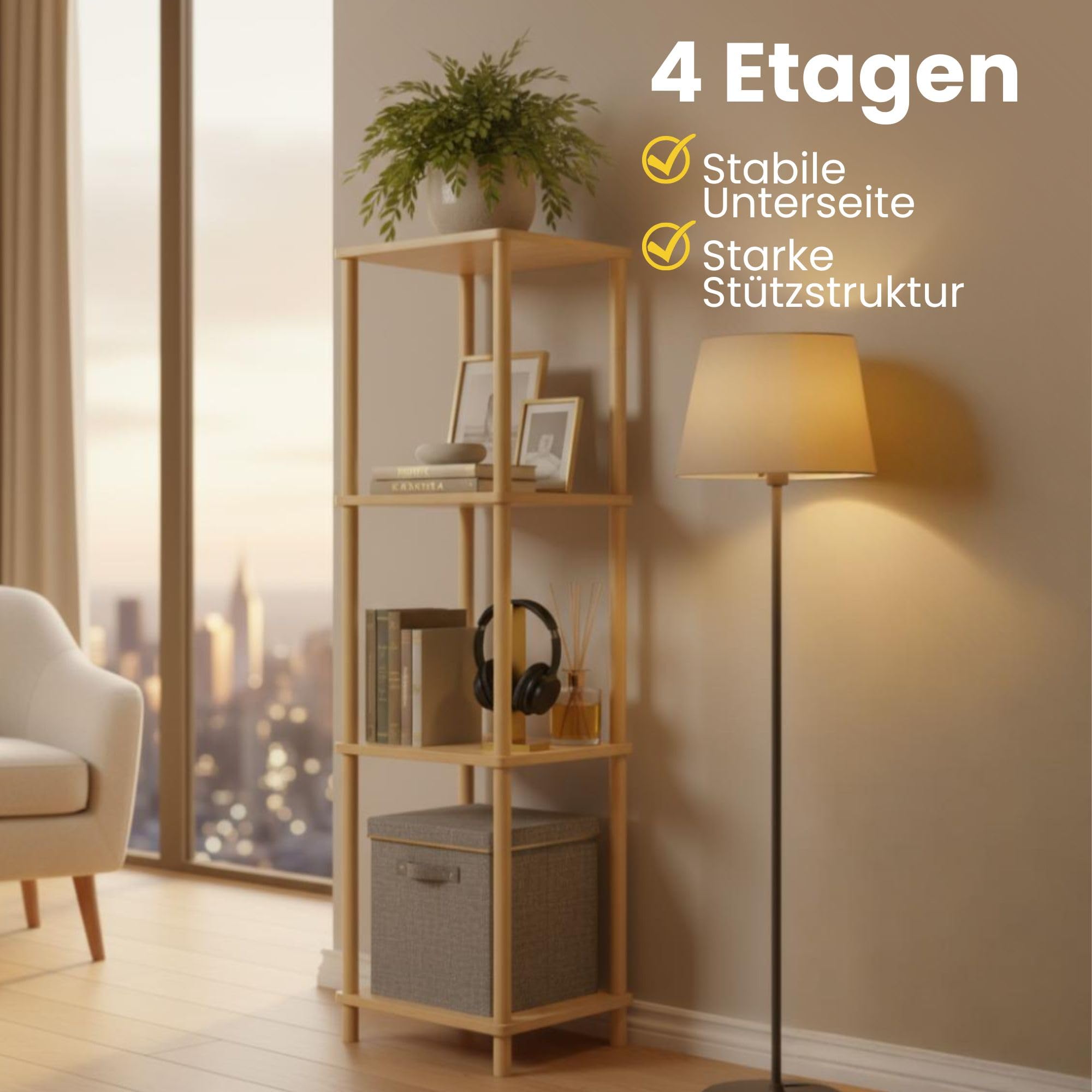 allyson-holzregal-4-etagen-standregal-bad-k-che image 6
